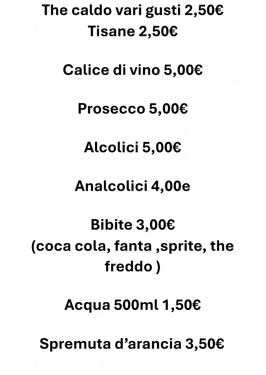 Listino online : Nuovo listino Bar Cilea S.a.S. Napoli